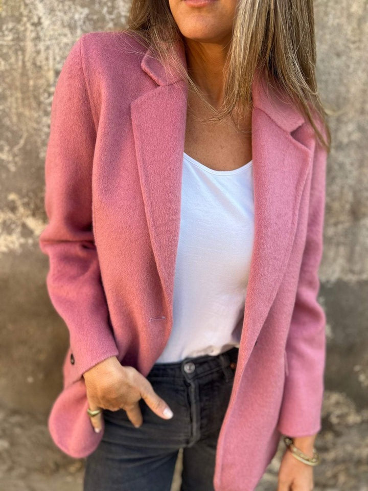 ROSIE | Lässige Jacke mit langen Ärmeln und Revers