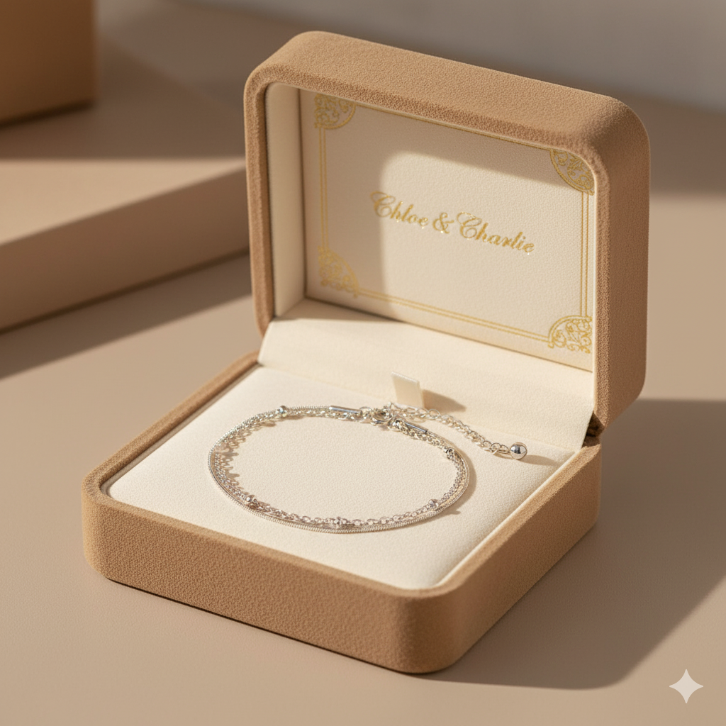 Pia Silver Layered Bracelet