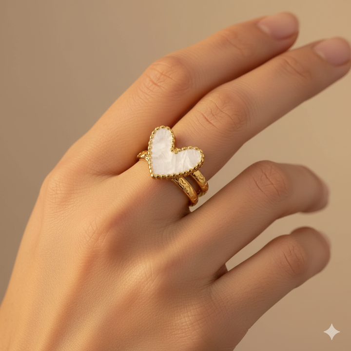 'Pure Heart' Gold Ring