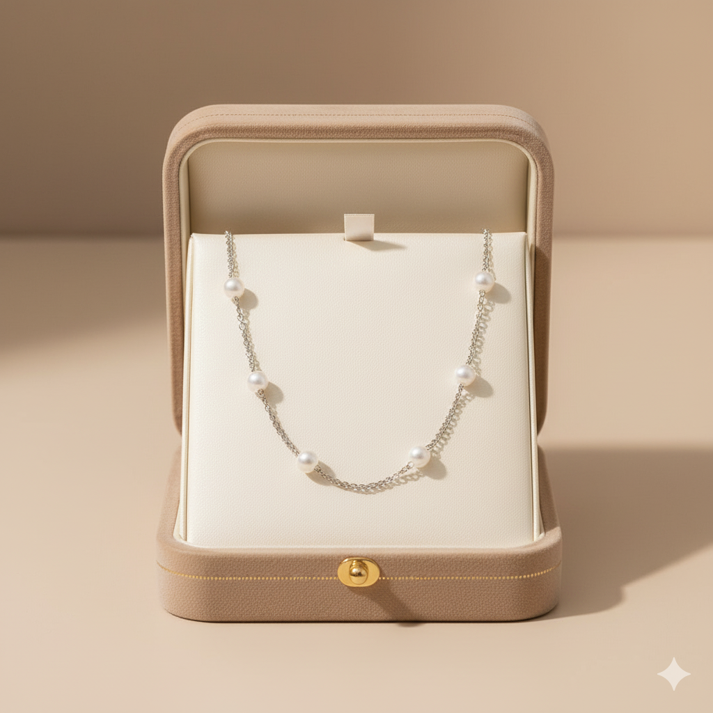 Nura Silver Necklace