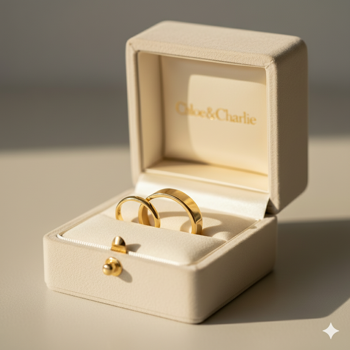 Shine - Wave Ring Set