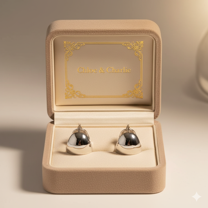 Tara Silver Chunky Hoop Earrings