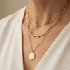 Janie Coin Layered Necklace