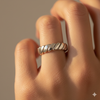 Calira Twisted Infinity Silver Ring