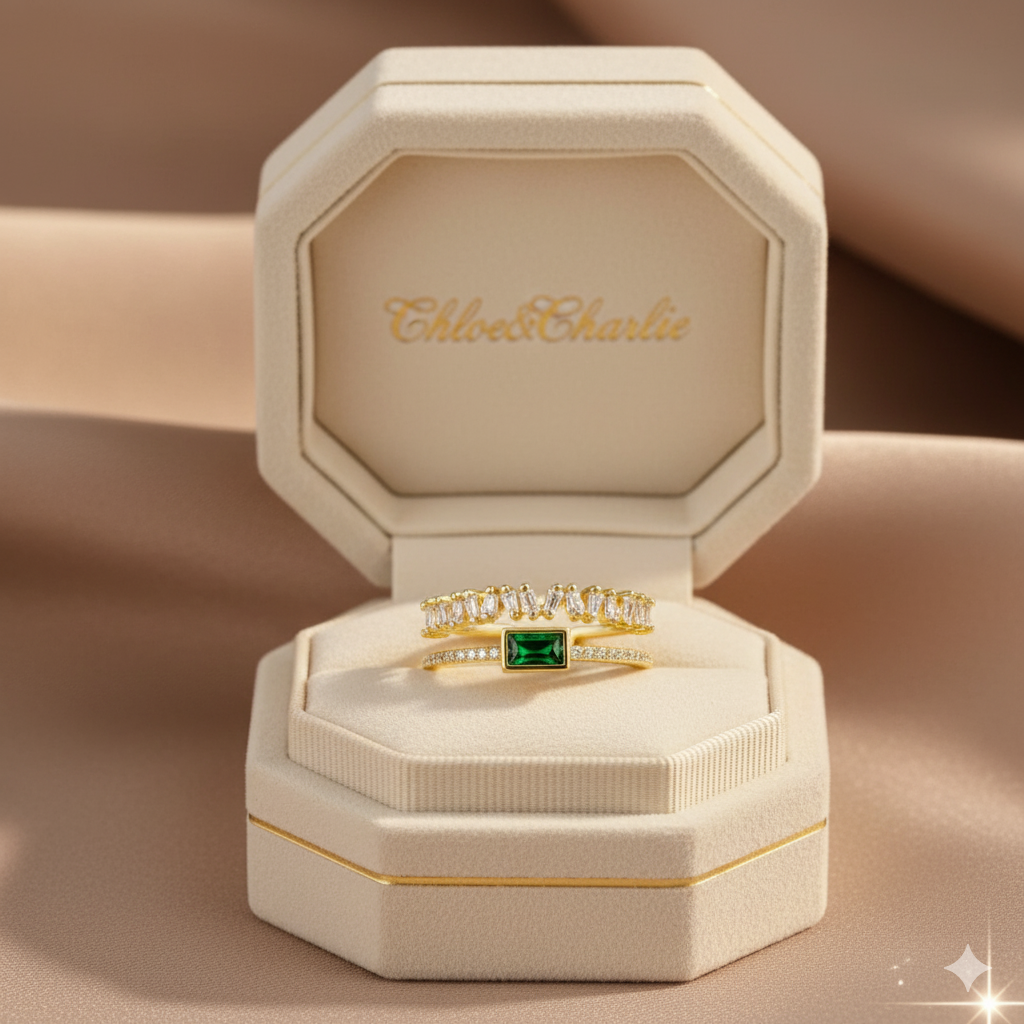 Bliss - Layered Crystal Ring