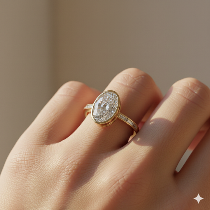 Joy - White Moissanite Ring