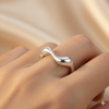 Waves - Minimalist Ring