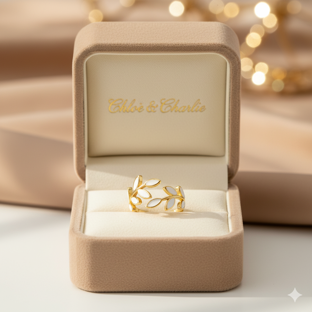 Serene - Gold Leaf Ring