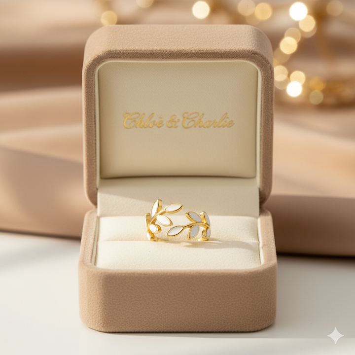 Serene - Gold Leaf Ring