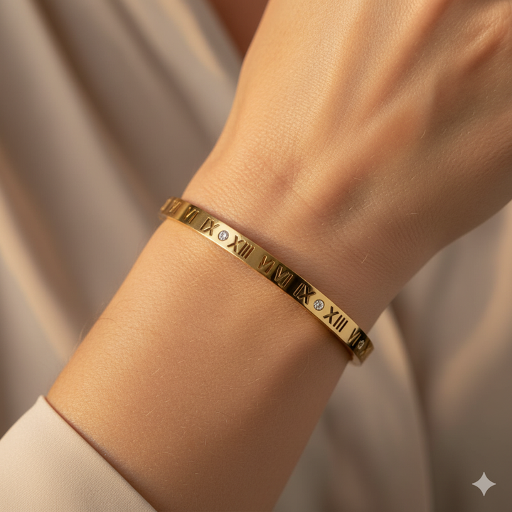 Roman Golden Bangle