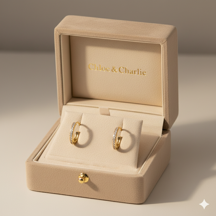 Eternity Hoop Earrings