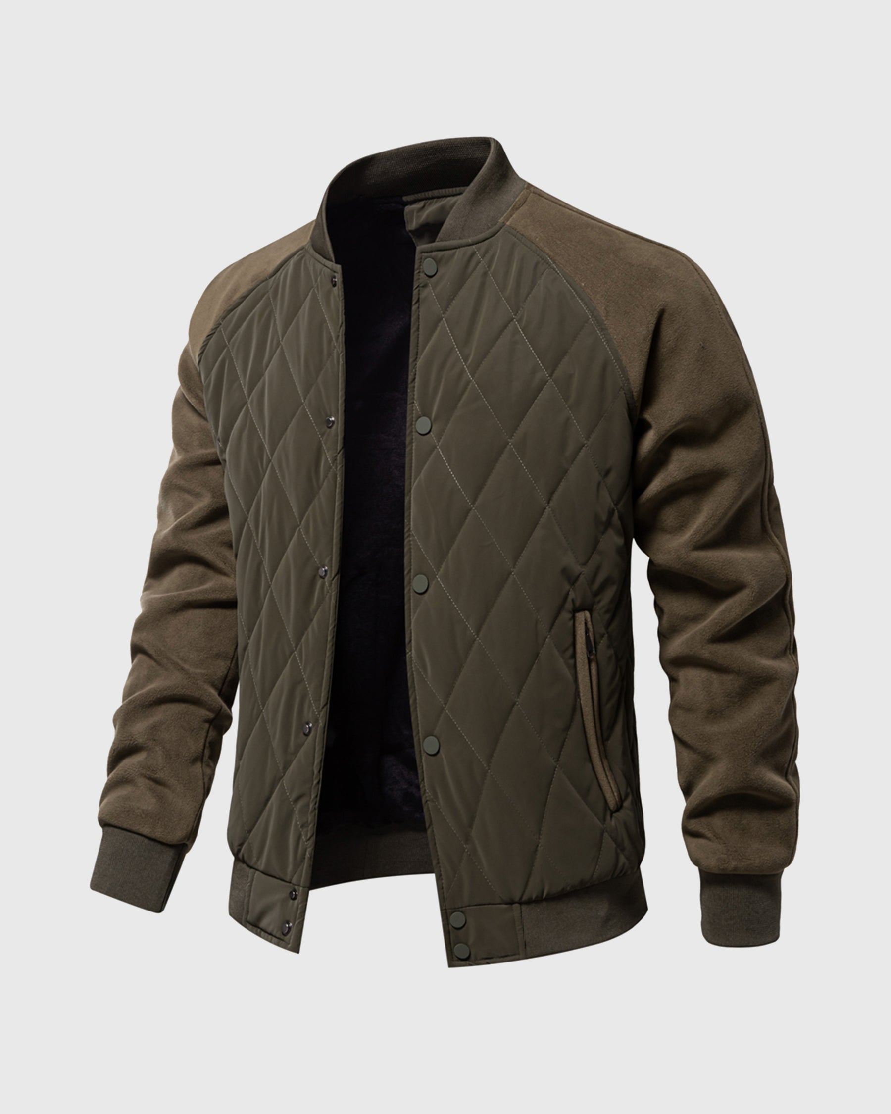 Ruben | Panelled Hybrid Bomberjacke