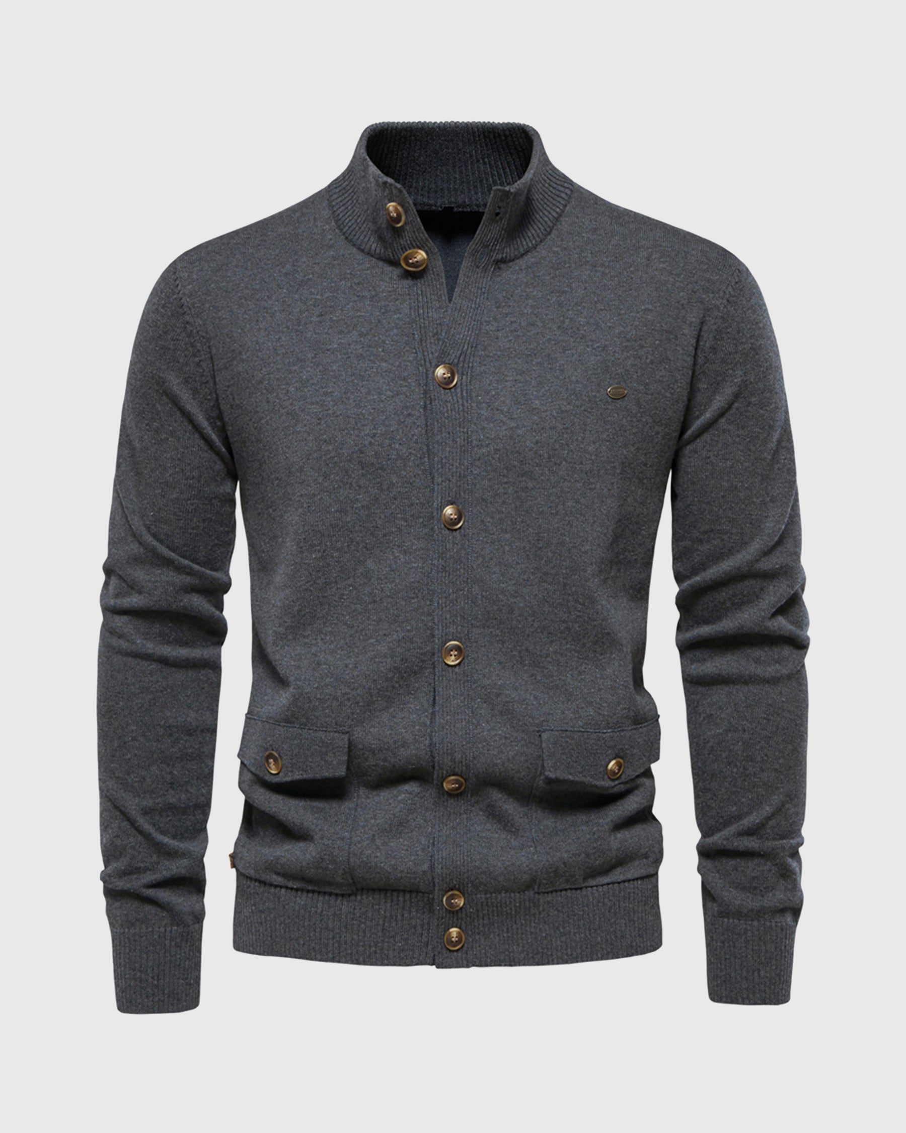 Leonard | Knopf-Cardigan