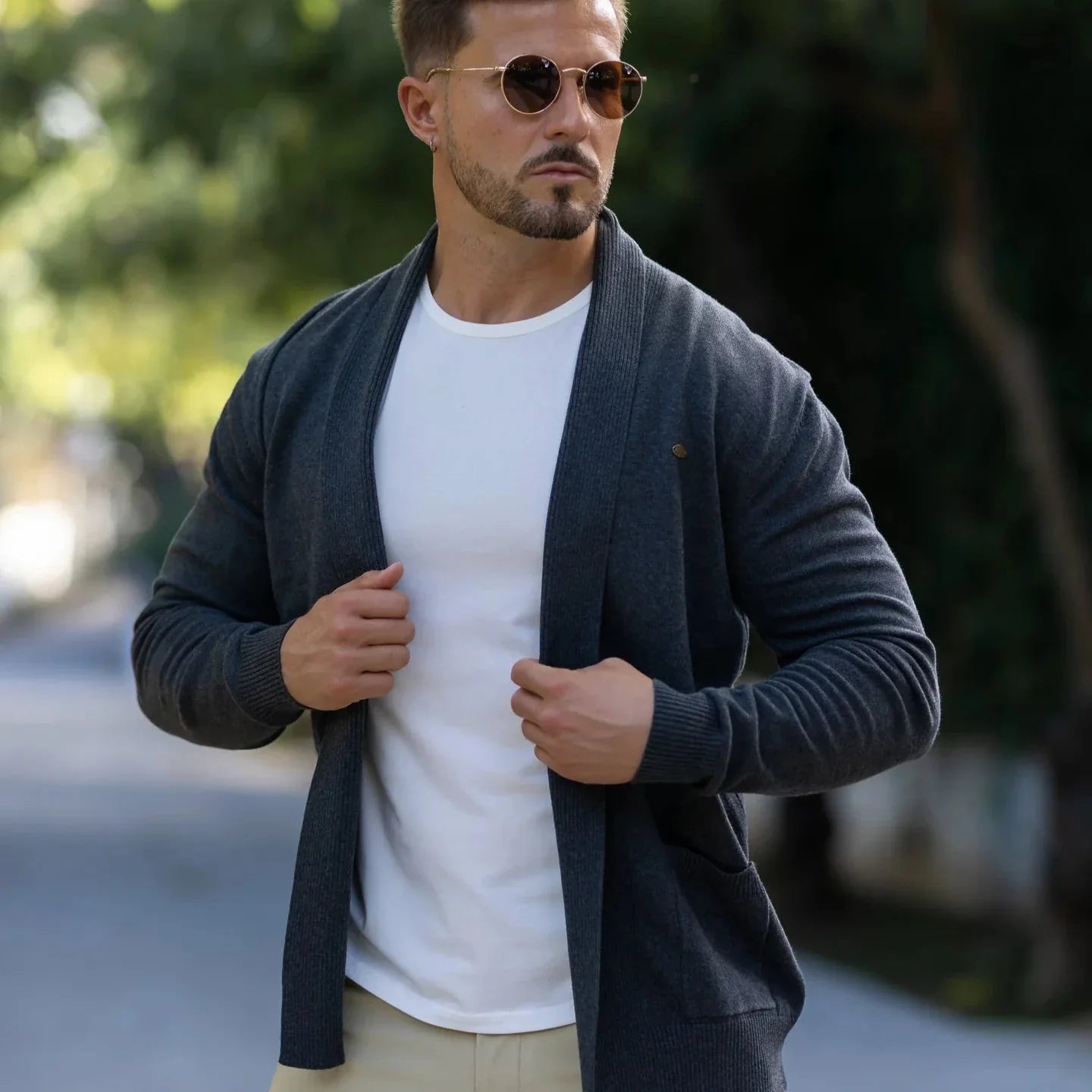 Finnian | Eleganter Strick-Cardigan