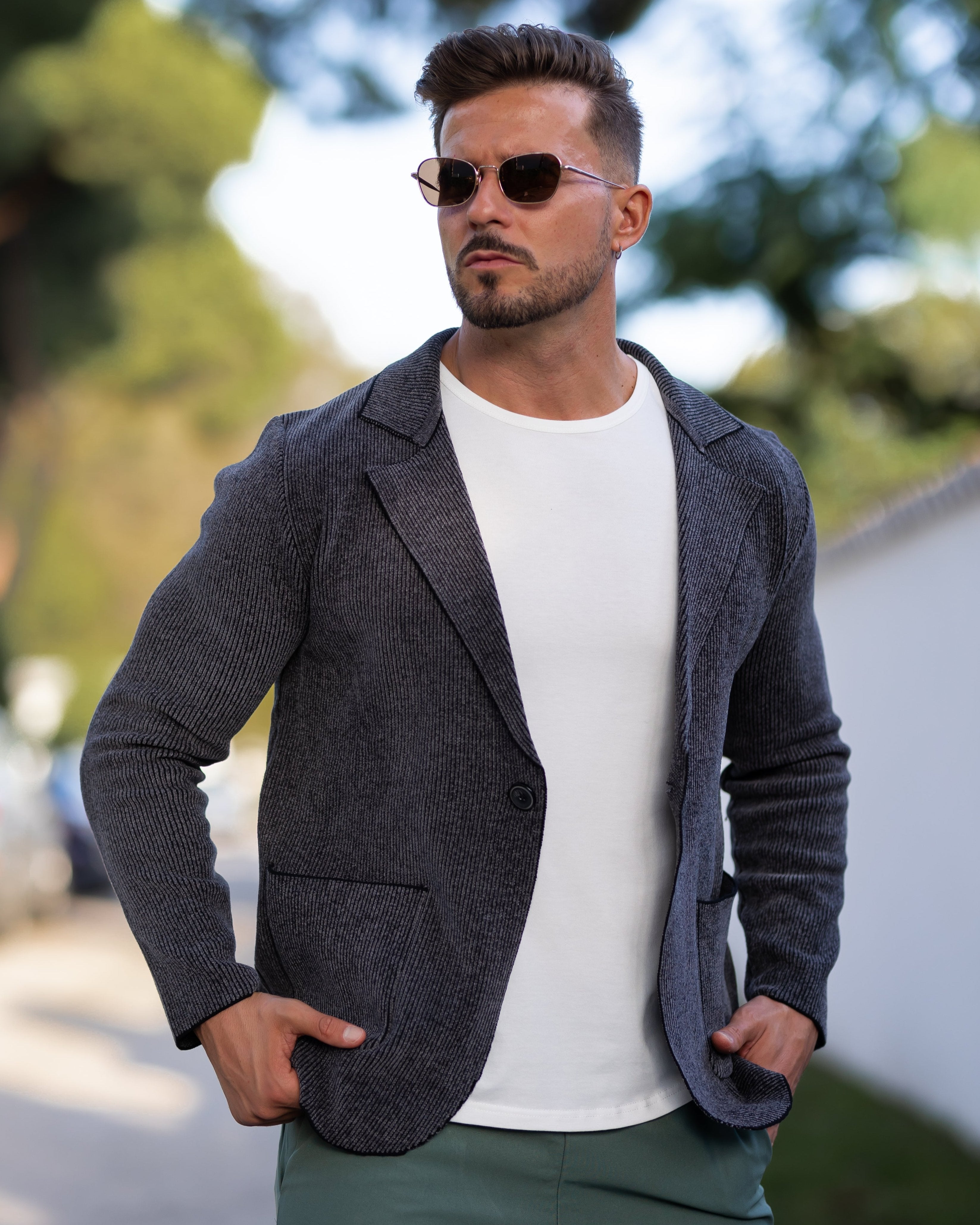 Edoardo | Stretch-Strick-Blazer