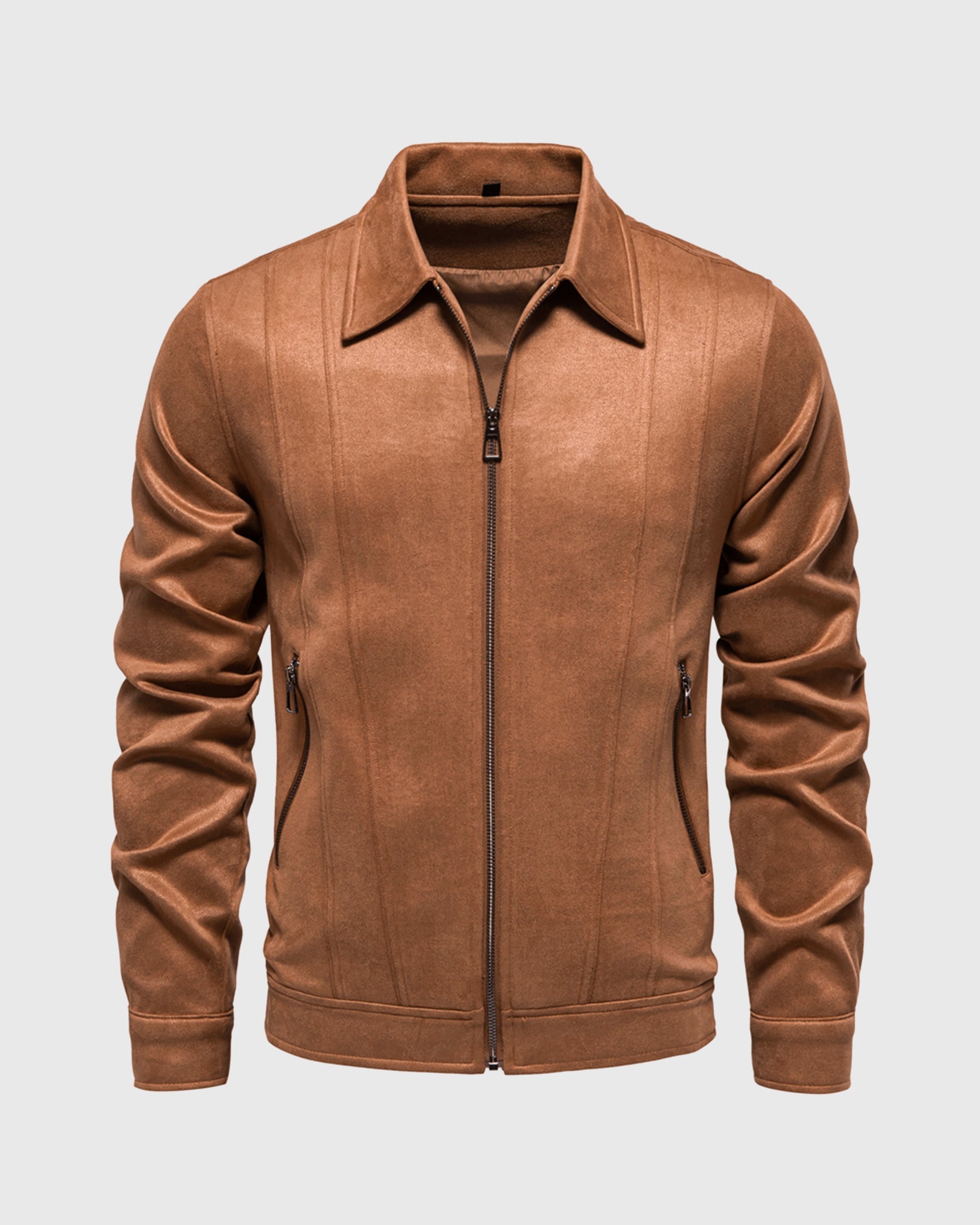 Leon | Zeitlose Suede-Bomberjacke