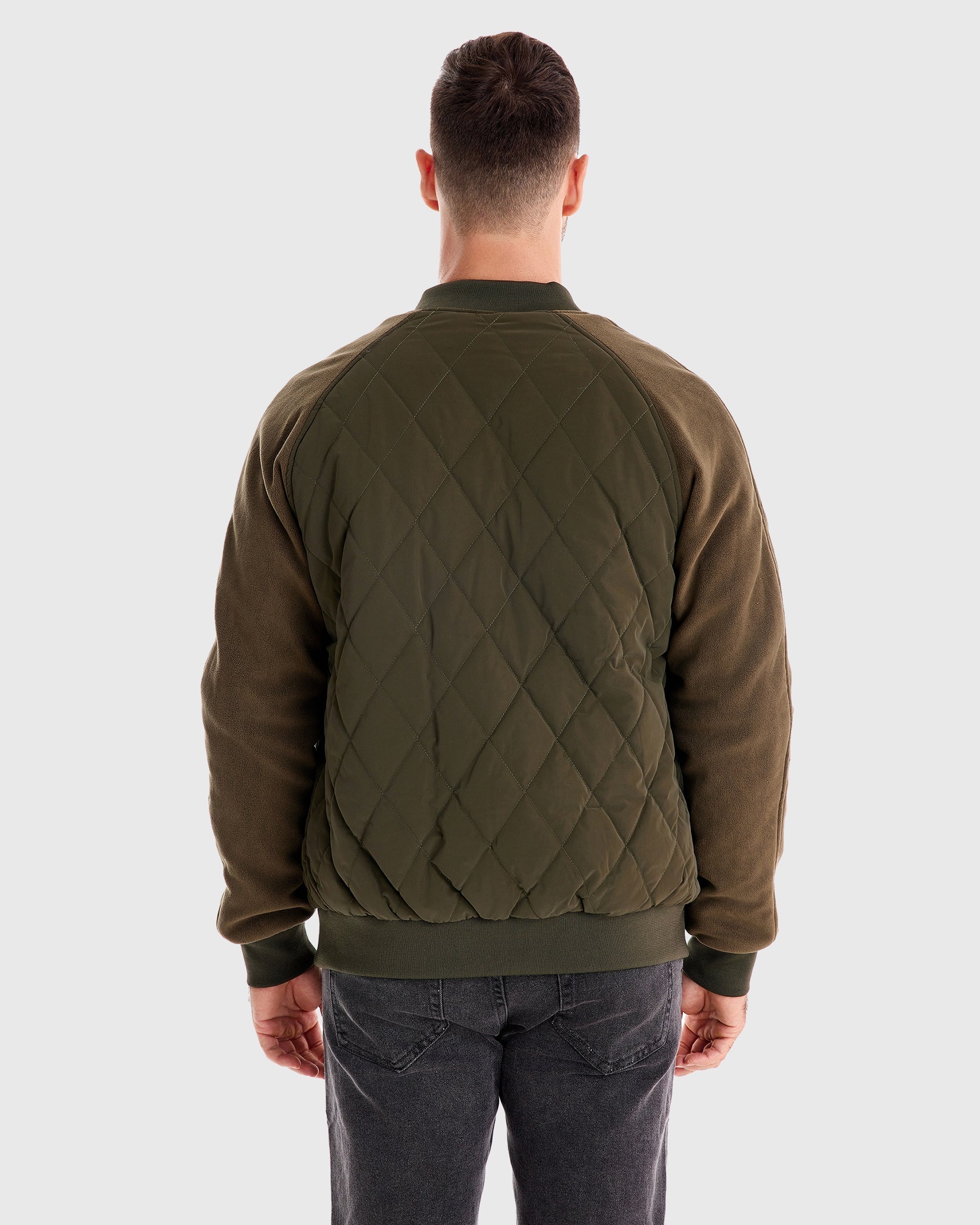 Ruben | Panelled Hybrid Bomberjacke