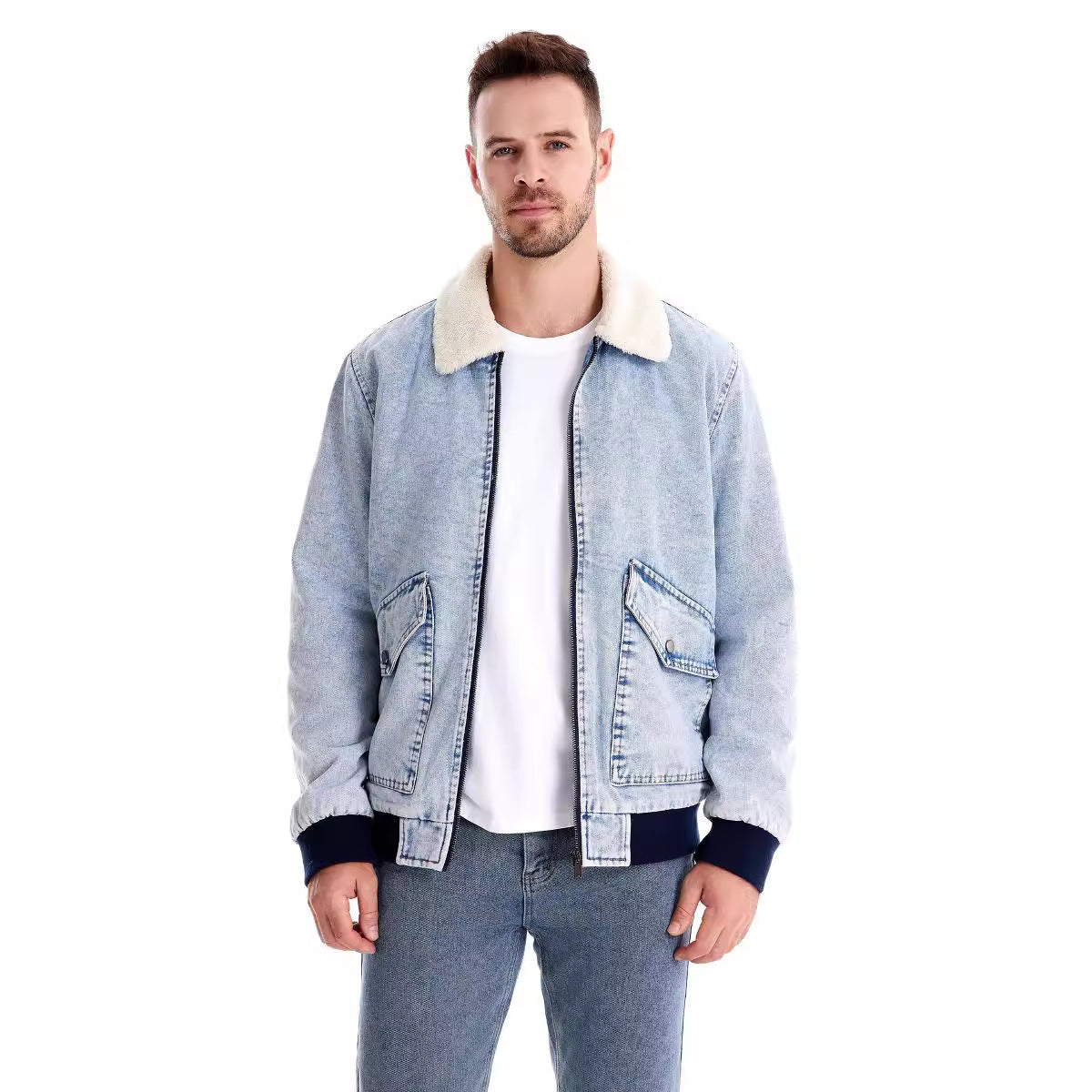 Blake® | Gepolsterte Jeansjacke