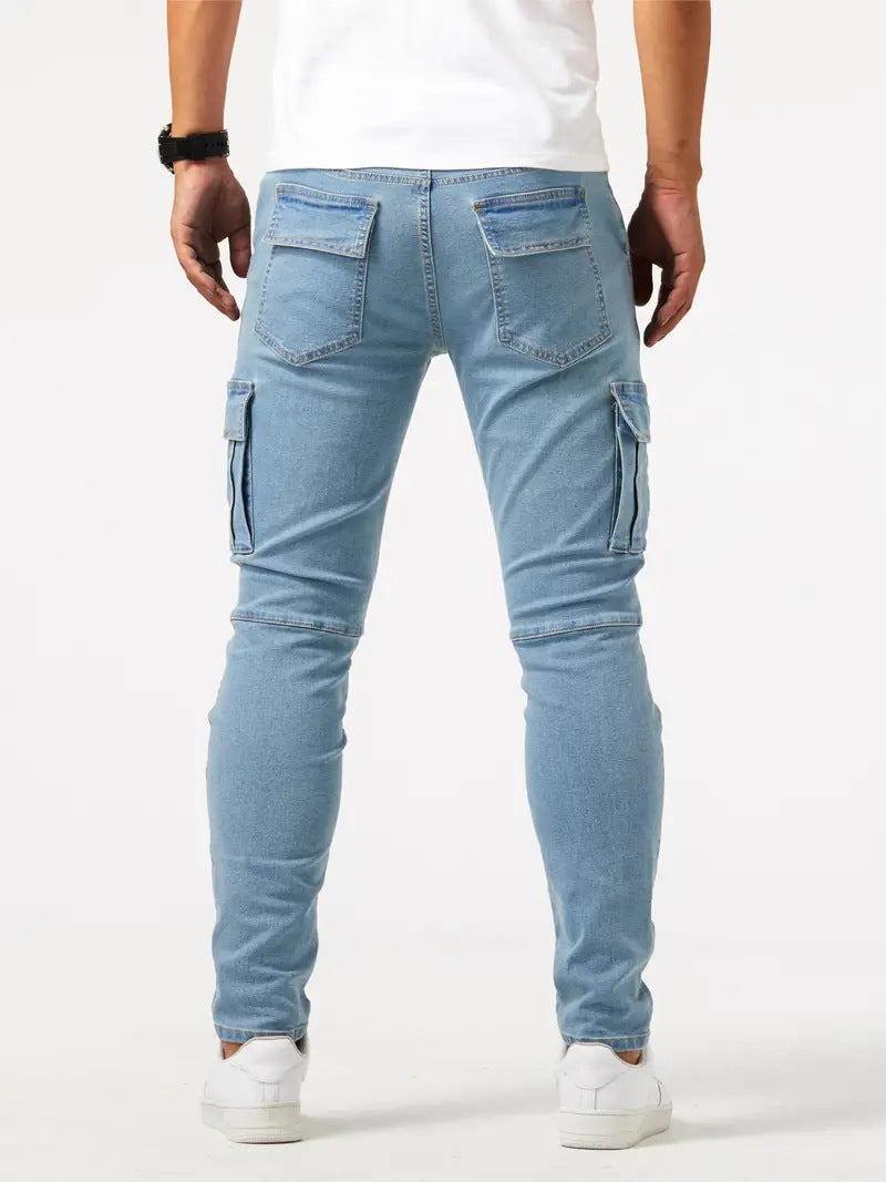 Samuel | Stretch-Denim Cargohose