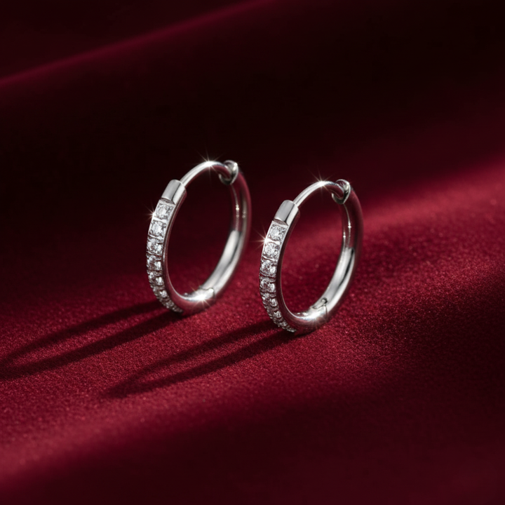 Eternity Hoop Earrings