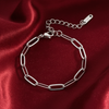 Paperclip Silver Bracelet