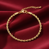 Twisted Chic Gold Bracelet