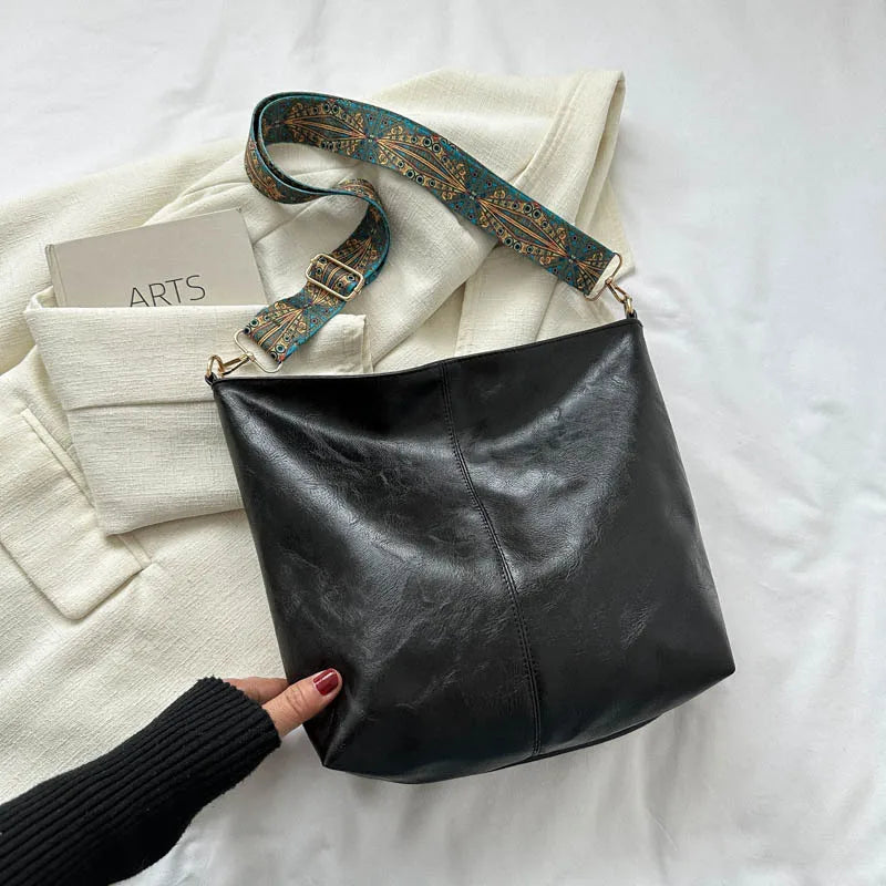 Heidi | Vintage Leder-Schultertasche