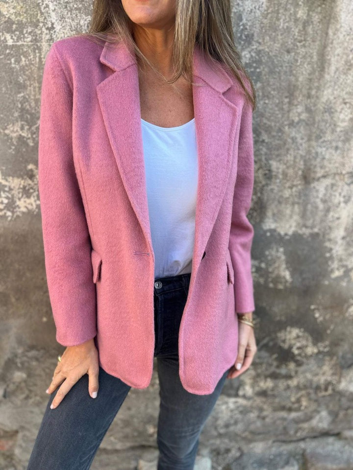 ROSIE | Lässige Jacke mit langen Ärmeln und Revers