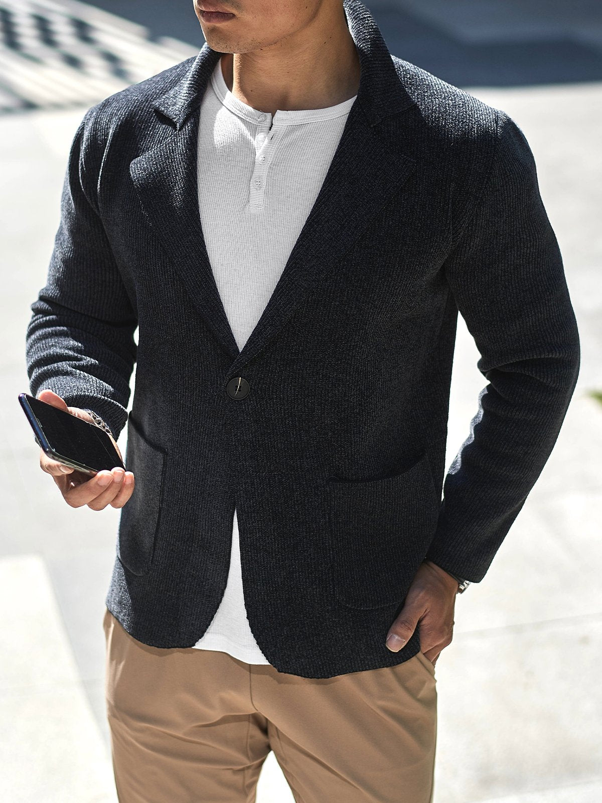 Edoardo | Stretch-Strick-Blazer